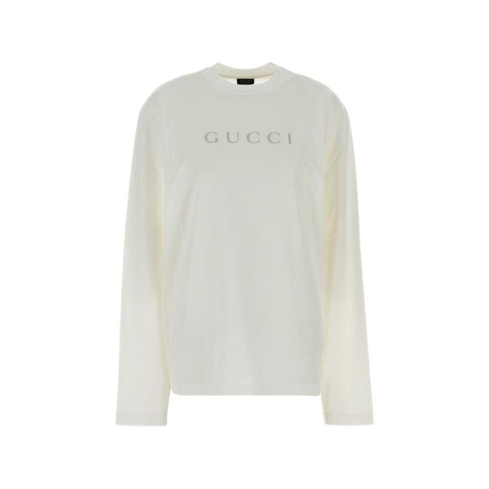 Gucci Women Logo Cotton T-Shirt